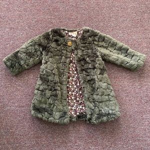 Mi & O Faux Fur Coat
